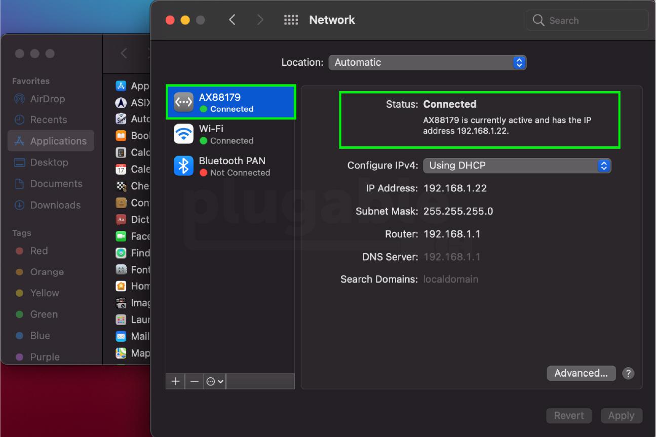 macOS] ASIX 社製イーサネット・デバイスドライバー導入手順